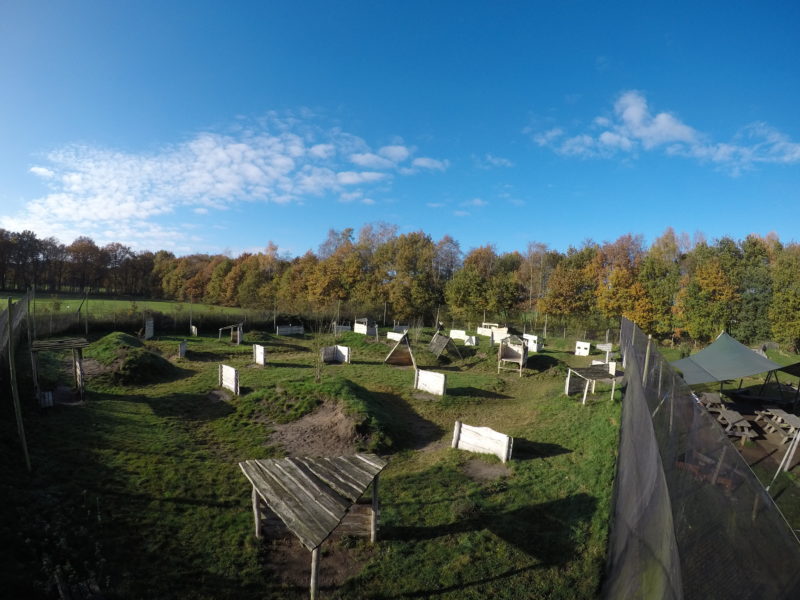 Übersicht Paintballfeld Enschede